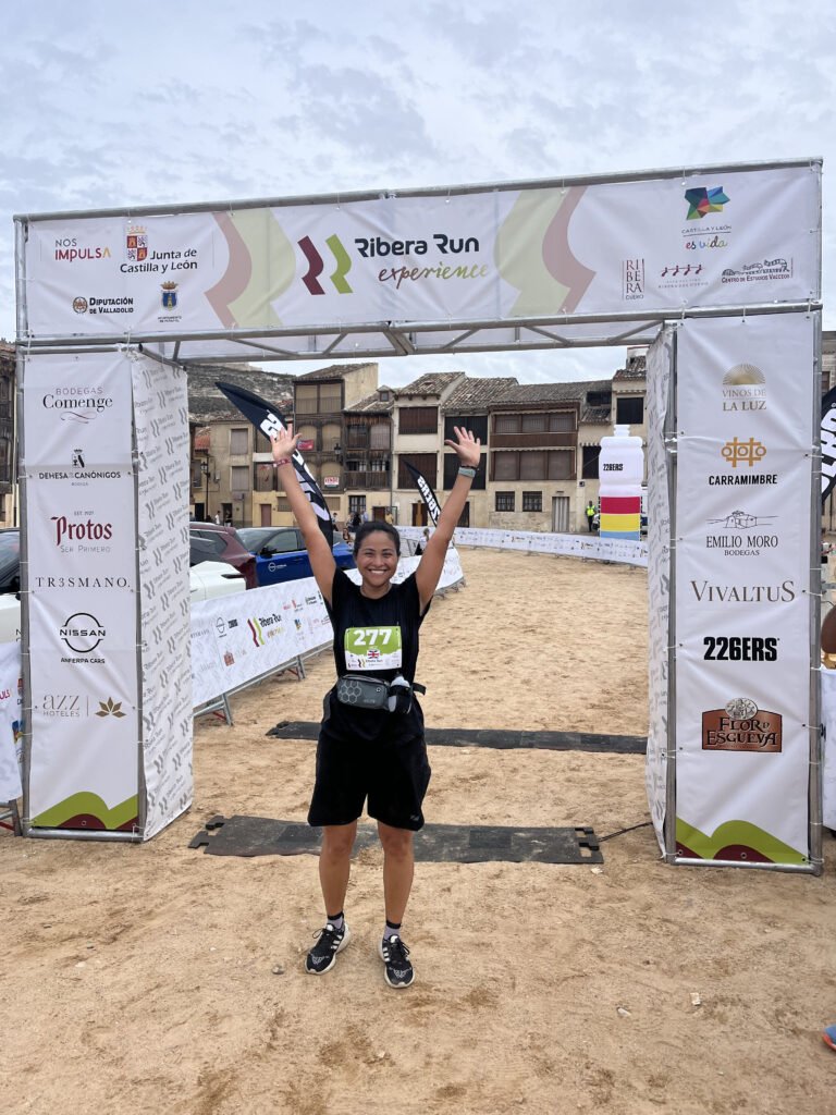 Runner completing the Ribera Run in Ribera del Duero 2023 - Achieving Fitness Goals