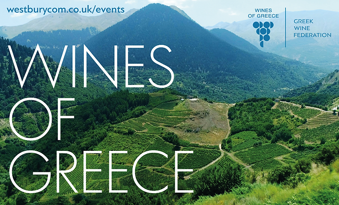 Explore Greek Wine: London Event Poster