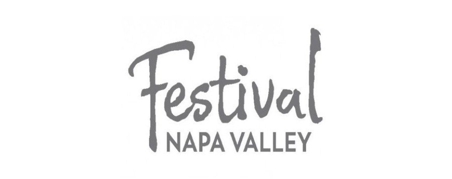 A vibrant emblem representing the essence of the festival with colourful wine glasses and scenic hills in the background.