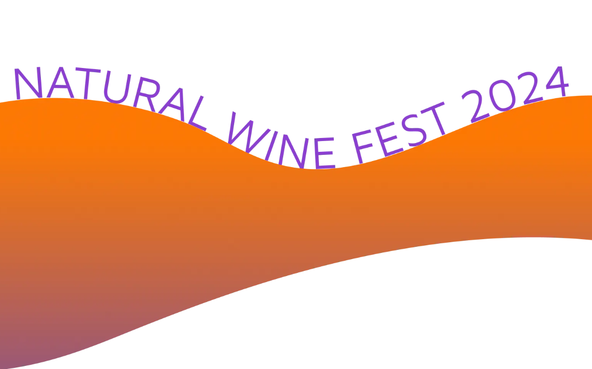 Logo of Natural Wine Fest Brno 2024, showcasing the essence of organic wines and community celebration