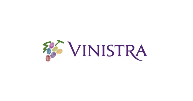 Logo of Vinistra 2024, the leading wine event in Istria, showcasing the region's finest wines and producers.